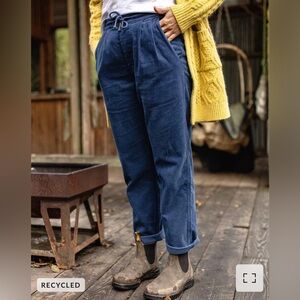 Passenger blue corduroy pants medium